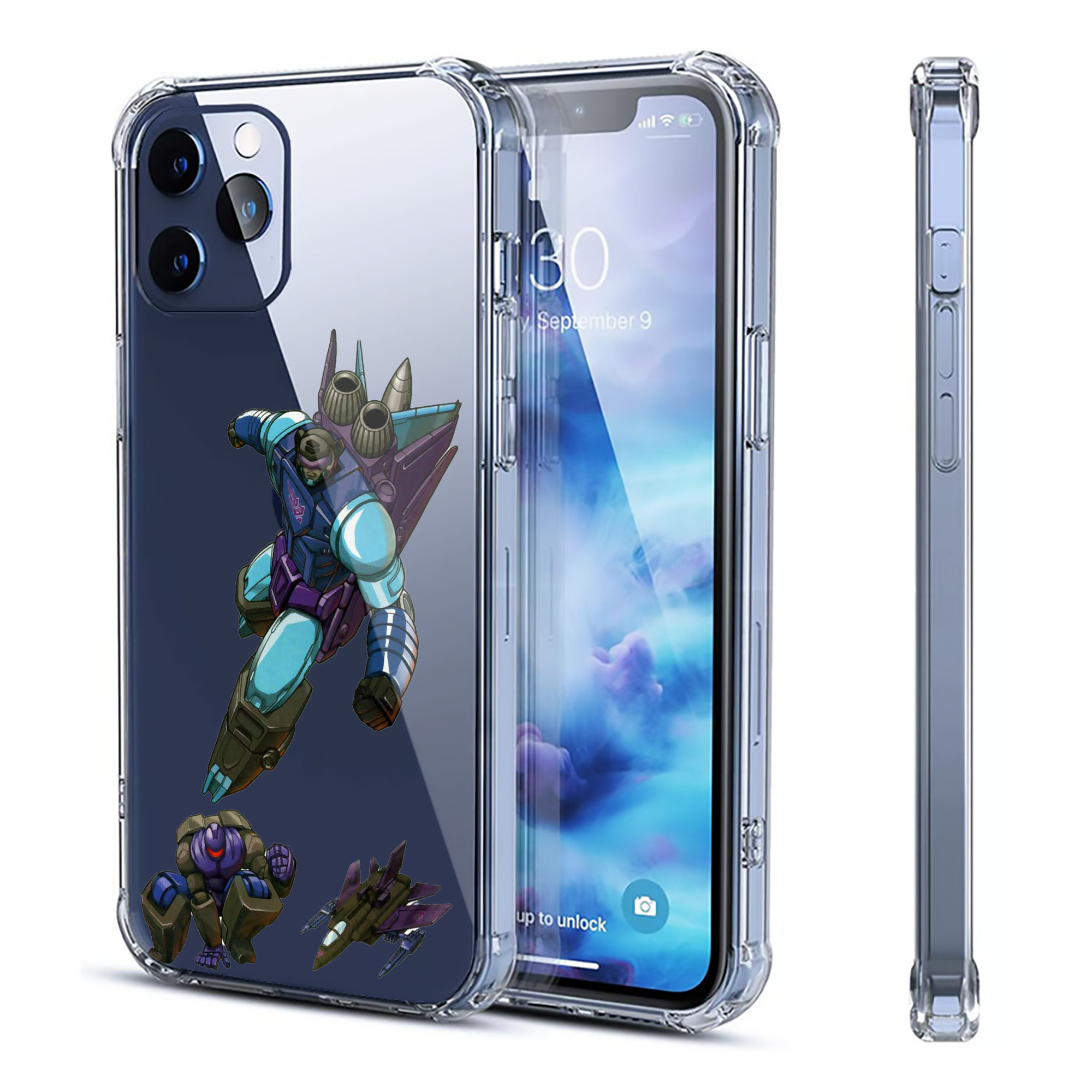 （画像用）  【iPhone 12シリーズ対応】透明スマホケース（クリアソフトケース）